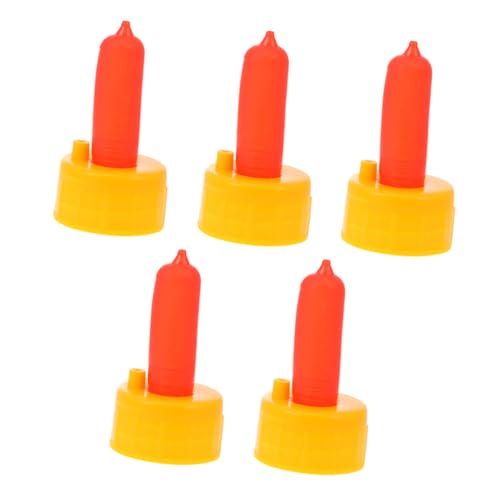 KONTONTY 5Pcs Portable Replaceable Lamb Nipples for Goats and Sheep Convenient Feeding Accessory for Animals Ideal Goat Accessory for Bottle Feeding
