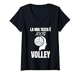 Photo Gallery donna pallavolo divertente volley testa maglietta con collo a v Photo Gallery donna pallavolo divertente volley testa maglietta con collo a v