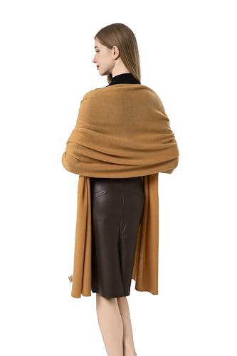 Cashmere Wrap Soft Knitted Scarf Stole for Women Airplane Travel Blanket Shawl 87x28 IN Extra Large Pashmina4