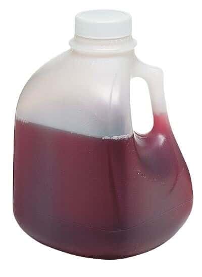 Cole-Parmer Short Square HDPE Bottles w/Handle, 1 qt (950 mL), 54/Pk