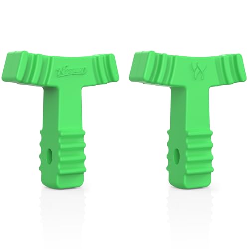 2 Pcs Chewies for Invisalign Aligners Orthodontic Aligner Chewies Chompers Aligner Trays Seaters Durable Medical Grade Silicone Compatible with Invisible Braces (Green)