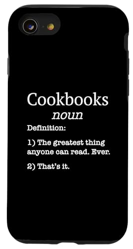 Custodia per iPhone SE (2020) / 7 / 8 Libri di cucina / Amanti dei libri di cucina / Chef / Divertente definizione falsa!