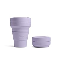AN EVERYDAY FOLDING MUG: From the kitchen to the office, Stojo has got your daily brew needs covered with the 12oz / 355ml cute on-the-go retractable coffee cup and lid. The mug measures 4.5cm x 9cm when folded. Great for you, great as gifts COLLAPSE...