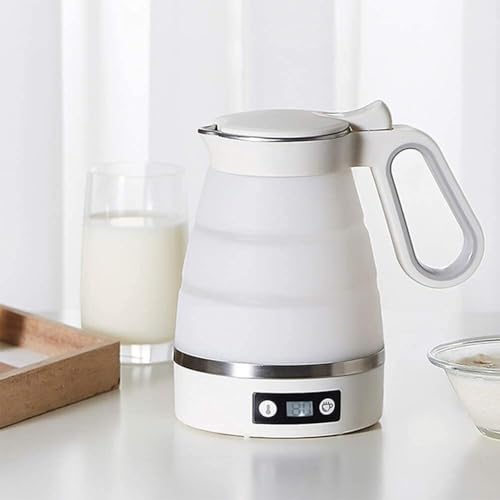 Tetera eléctrica plegable portátil para viaje miniatura 4