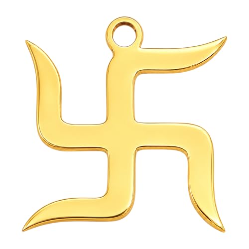 Image of Vastu Brass Swastik Door Sign for All Vastu Problems | Weight-1kg Approx | Prosperity & Success for Vastu Dosh & Nazar Dosh | Size-9 inch Approx |
