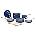 Cuisinart Culinary Collection 12-Piece Pots and Pans Set, PURELYCERAMIC Nonstick, Sapphire
