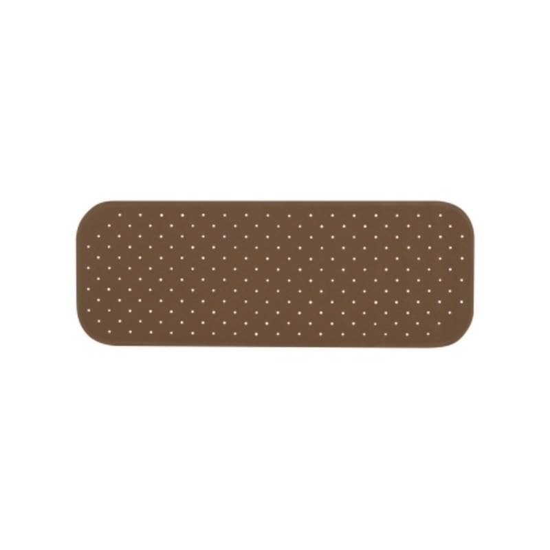 MSV Douche/bad anti-slip mat - badkamer - pvc - saffraan geel - 53 x 53 cm | Fun en Feest