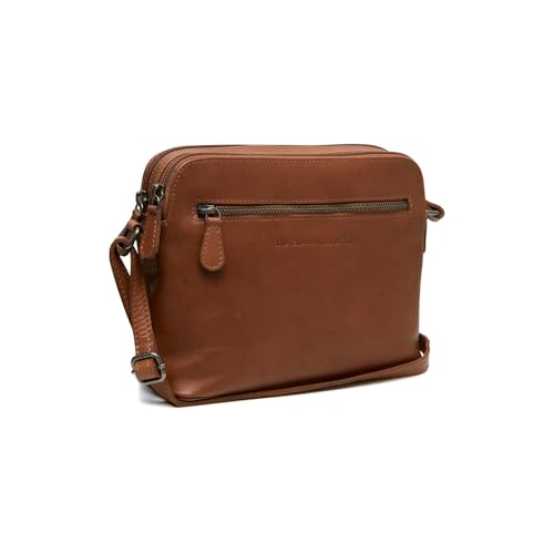 Sac bandoulière Nebraska Cognac Chesterfield Brand en cuir véritable