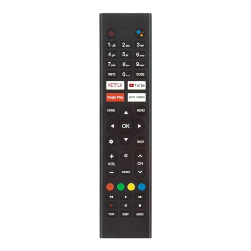 Mandos a Distancia por Voz de Repuesto Aptos para Engel Ok RCA TV RS32H3 RS32H2 RS43F2 RS32H2-EU RS43F2-EU LE3290ATV LE4290ATV LE2490ATV LED32(V2) LE4090ATV LED40(V2) LED32 LED40 ODL32772HN-TAB