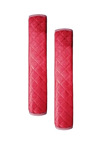 Image of SA Handlooms Fridge /Refrigerator Door Handle Cover Box Design Cover Set of 2,6x12 Inch-Maroon