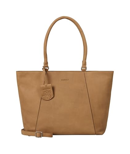 Sac ordinateur femme 15.6 pouces cuir spacieux pour ranger PC et dossiers Burkely Sara