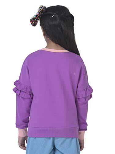 Image of Cub McPaws Girls Fashion Sweatshirt | Tie Dye | Sequin | for 4 to 12 Years Kids