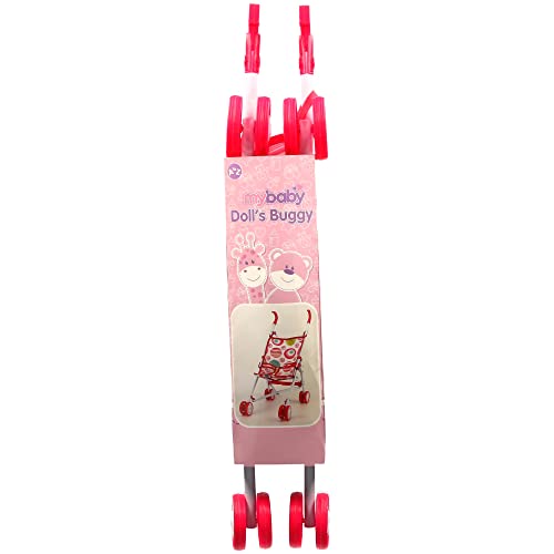 A to Z Dolls Buggy - Jazzy, Pink, Large (30231) - Image 3