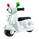 Chicco Motorrad Rutscher für Kinder Vespa Primavera, Kinderfahrzeug mit Elektronischem Bedienfeld, Lichtern und Geräuschen, Abnehmbare Stützräder, Max 25 kg, Kinderspielzeug von 1-3 Jahren