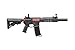 Lancer Tactical Gen 3 M4 Carbine SD AEG Airsoft Rifle with Red Accents (Color: Black)