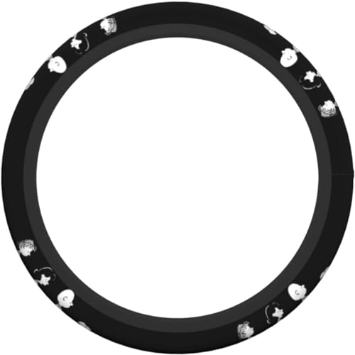 スヌーピー 車用 ハンドルカバー 軽自動車 軽 普通車 ステアリングカバー おしゃれ 滑り止め 汚れ防止 手触りよし アクセサリー 内装品 高級 滑り防止 オールシーズン対応 38cm