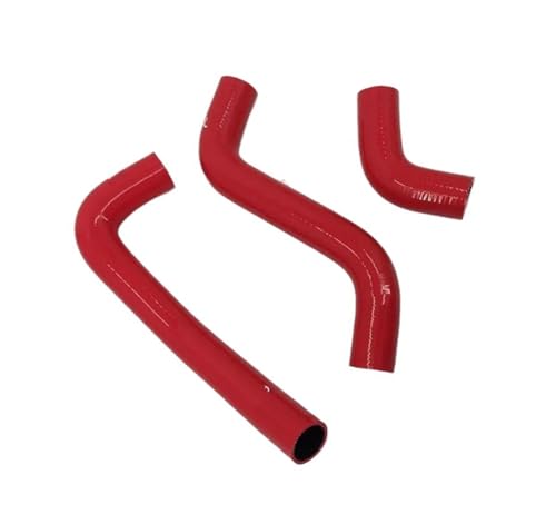 Tubo refrigerante per radiatore Scion per XB per XA per BB 2004 2005 2006 2007 Kit tubo flessibile in silicone per radiatore auto tubo dell'acqua del liquido di raffreddamento (rosso)