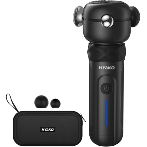 HYAKO R1 SE Therapy Massage Gun - Deep Tissue Vibration Massager (Black)