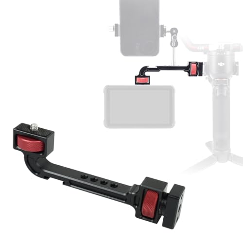 Image of KOQINVIZ Gimbal Monitor Mount Phone Mount with Coldshoe Mount 1/4" Holes for DJI Ronin RS 3 /RS3 Mini Pro/RS 2 / RSC 2/ SC/S Zhiyun Weebill S Crane 3s Stabilizers Accessories
