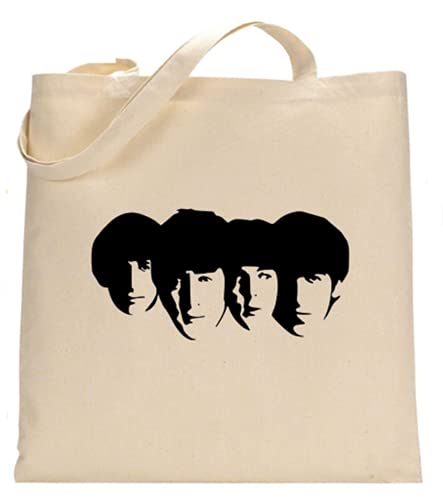 Sac fourre-tout en coton Beatles One Direction – Choisissez un via MSG - Les Beatles, Paul McCartney, John Lennon, RIngo Starr, George Harrison Sac fourre-tout en coton Beatles One Direction - Choisissez un via MSG
