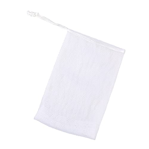 10pcs Foaming Mesh Soap Pouch Drawstring Net for Quick Drying for Handmade Soap and Exfoliating for Home Shower and Bath Use