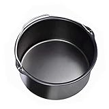 Photo Gallery tidtaleo 1pezzi per dolci per friggitrice ad aria contenitore per torta accessori da cucina materiale di antiaderente facile da pulare lavabile in lavastoviglie dimensioni compatte maniglia Photo Gallery tidtaleo 1pezzi per dolci per friggitrice ad aria contenitore per torta accessori da cucina materiale di antiaderente facile da pulare lavabile in lavastoviglie dimensioni compatte maniglia
