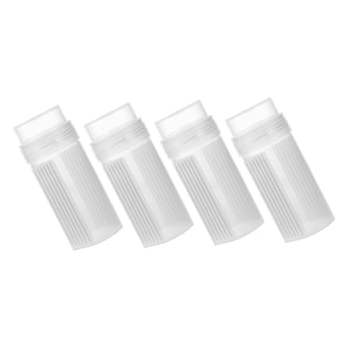 Veemoon 4pcs High Clarity Staining Jars for Microscope Slides Lab Staining Tank 5 Slide Capacity Portable