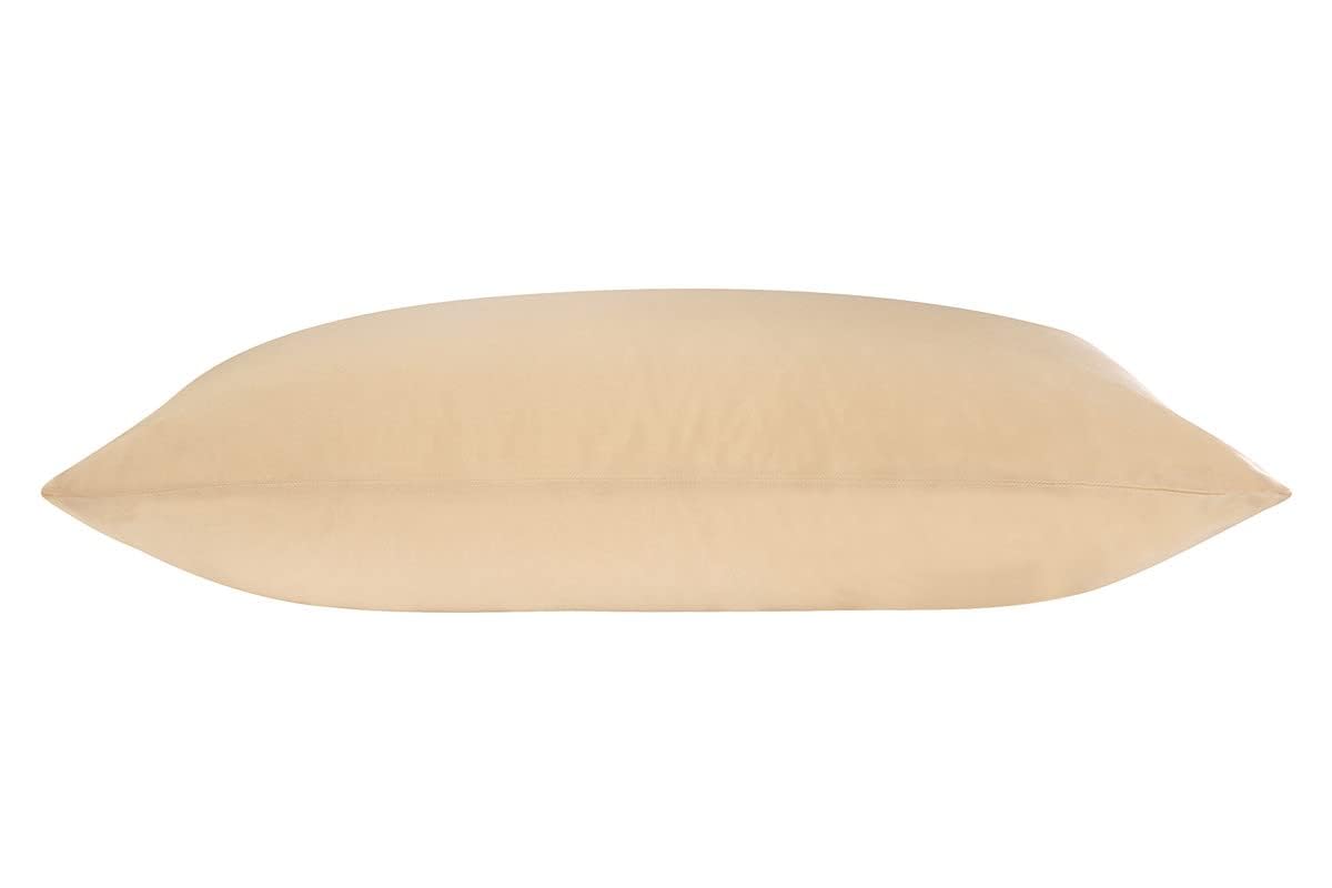 townssilk, Federa in seta al 100% su entrambi i lati, con cerniera nascosta, 19 mm, dimensioni: 50 x 70 cm, colore: oro