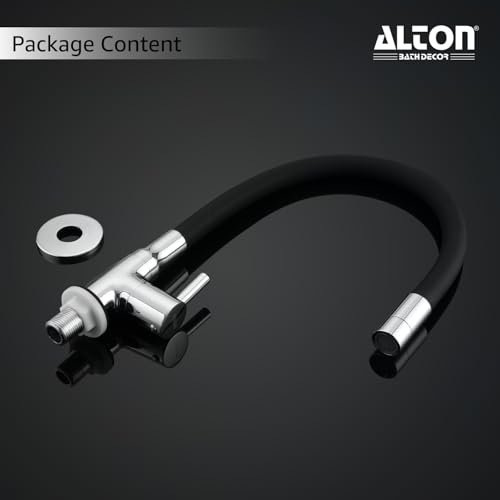 GRCL3955-SF, Swan Neck with Flexible Swivel Spout | Kitchen Sink Tap | Kitchen Faucet | Tap for Kitchen Sink | Taps | Wash Basin Tap | Pillar Tap