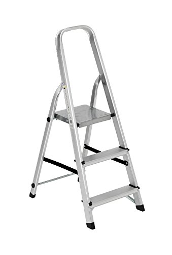 Portata max 150 kg Scala alluminio Everest 3 gradini Per uso domestico e bricolage Portata max 150 kg.