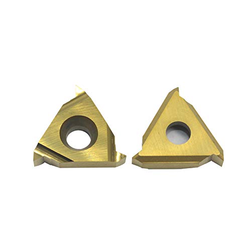 Tool Part for 16IR A55 20PCS Threading Lathe Inserts Tungsten Threading Insert 16IR A55 LDC Processing Stainless Steel