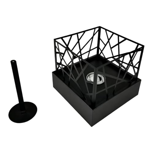 Laikoutd Calentador De Alcoholes Que Quema Llamas Diseño Compacto Metal Aparato Calefacción Interior Eficiente para Decoración para Sala Estar Estufa Alcoholes Moderna