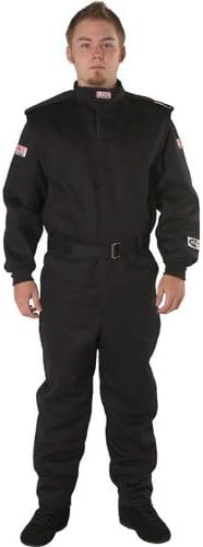 G-Force 4525XXXBK Multi-Layer Racing Suit Black XXX