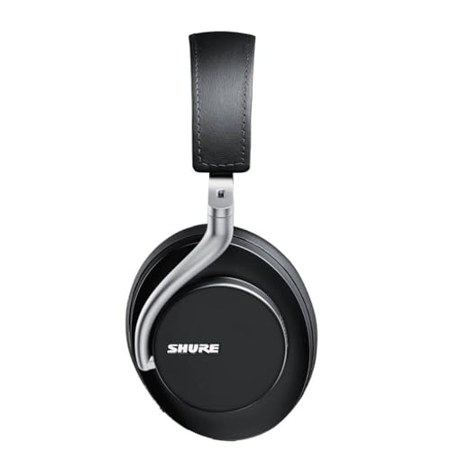 Image of Shure AONIC 50 Wireless Noise Cancelling Headphones, Premium Studio-Quality Sound, Bluetooth 5 Wireless Technology, Comfort Fit Over Ear, 20 Hours Battery Life, Fingertip Controls - Black