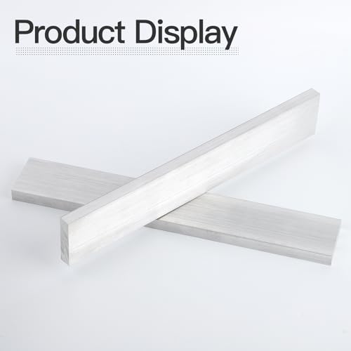 Image of 2 Pieces 1 /2 inch (12mm) X 2 inch(50mm) Square Aluminum Flat BAR 12 inch(305mm) Long 6061 General Purpose Plate,T6511 Solid New Mill Stock