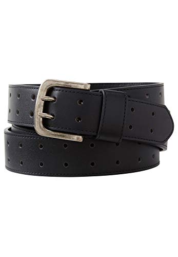 KingSize Men's Big & Tall Double Prong Belt - Big - 64/66, Black