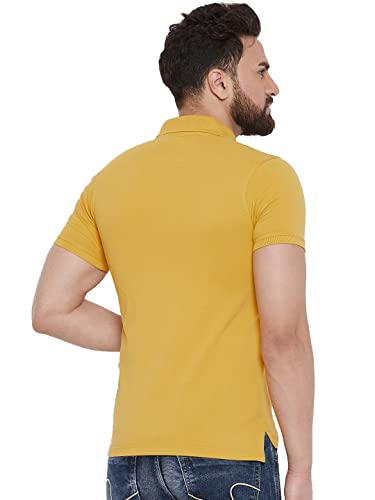 Image of Men's Casual Cotton Polo Tshirt (N1002-AIRFORCE mp)