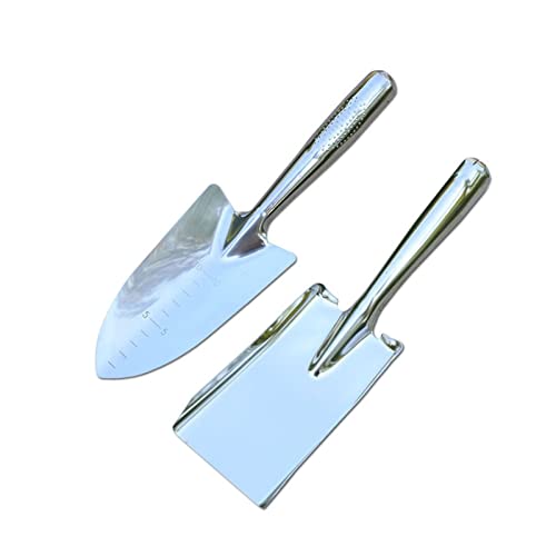 HJHIKJK Tuinscheppen Stainless Steel Gardening Hand Tools, Pointed And Square Shovels For Gardening - Afbeelding 3