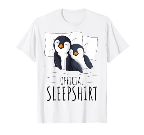 Funny Penguin Apparel Gift Ideas Sleeping Penguin Lover Napping Official Sleepshirt T-Shirt