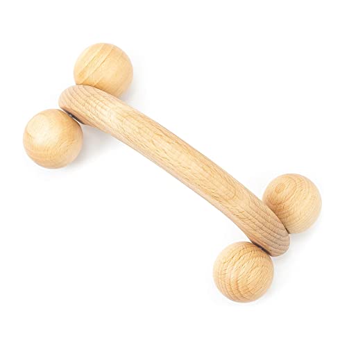Massageroller für Rücken und Nacken aus Holz von Tuuli Accessories