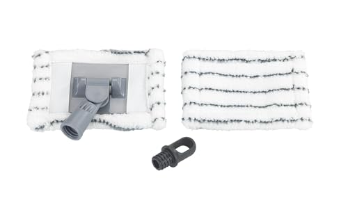 Maximex Teleskop Bad- und Fliesenwischer Profi, 360° Duo-Knickgelenk, Inkl. 2 Bezüge, Waschbar bis 60°C, 16 x 67-133 x 4 cm