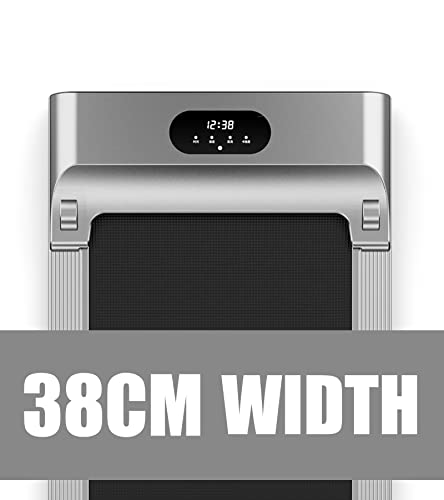 CANMALCHI elektrische loopbanden voor thuis, draagbare loopband, compacte opvouwbare loopmachine, 1-8 km/h instelbare snelheid, met lcd-scherm en afstandsbediening, 2,0 hp gelijkstroommotor - Afbeelding 6
