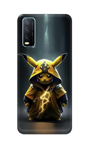Image of Plastic Printfidaa Printed Hard Back Cover Case For Vivo Y20 | Y20 2021 | Y20I | Y20S | Y20G | Y20Sg | Y20T | Y12S | Y12G Back Cover (Cartoon Cat) -112, Multicolor