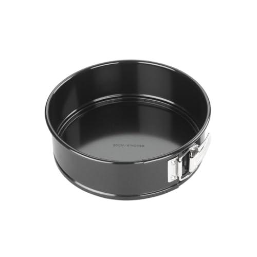 Tala Cooking 10A10647 Molde de Hornear Redondo Desmontable, Acero, Negro