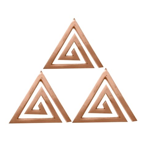 Image of Copper Plain Helix | 4 Inch |Energy Booster Vastu Remedy| Vastu Helix Remedy for Zone Correction |Zonal Placement - SE | Pack of 3