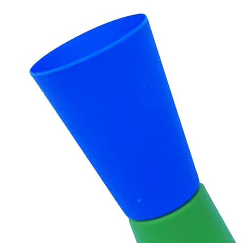 FytStycale 10 Pieces Flip Cups Shuttle Run Rugby Agility Body Coordination Exercise Aid Made of PP Suitable for Team Sports Family Game Parties, Blue Green - Thumbnail 4