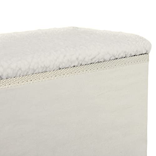 PawHut Hundetreppe 3 Stufen 48 cm Hoch Haustiertreppe für kleine und alte Tiere klappbar Katzentreppe Hunderampe Einstiegshilfe für Bett, Sofa, Couch und Auto Weiß