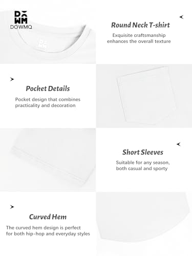 3 Pack Mens Pocket T Shirts Short Sleeve Cotton Shirts for Men Plain Tshirts Casual Lightweight Summer Basic Tees4