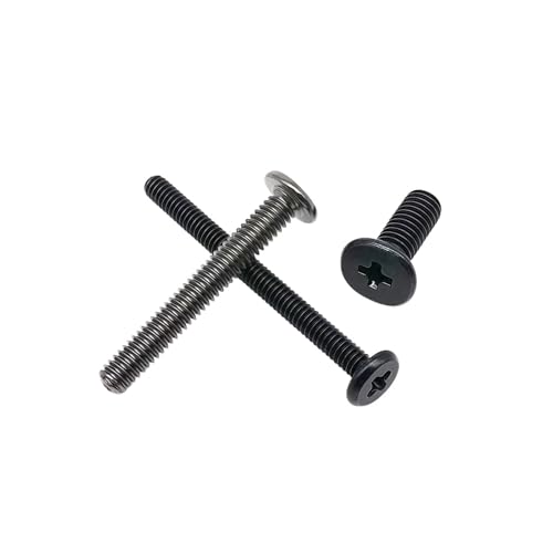m[uhi 25/50 M1.2 M1.4 M1.6 M2 M2.5 M3 M4 ɏ }CN NX ^ tbg EF[nwbh lW {g m[gp\R gѓdb Klp(Black,20MM_M4 25PCS)