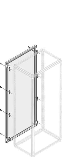 Panneau arrière aveugle IP65 stop poussière pour armoire 2000 x 1000